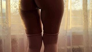 petite redhead gym student shakes huge ass and small tits seductively