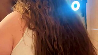 bbc pounds chubby slut's wet mouth for sloppy cum facial