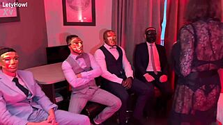 One Girl Vs Six Men Big Anal Gangbang Interracial Double Penetration