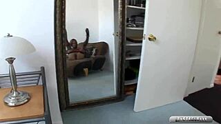 sexy marie luv rides cock deep in ass then mouth