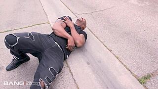elsa jean surrenders to intense big black cock pounding