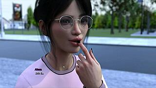 veronica's school public fuck race gets intense