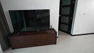 yoga teacher feels her snug pussy stretched wide open