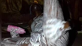 Nasty African Beast Jerks Monster Cock Freaky Solo Cam