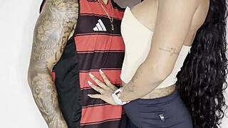 brazilian muscular brunette homemade tittyfuck pierced nipples tall sexy