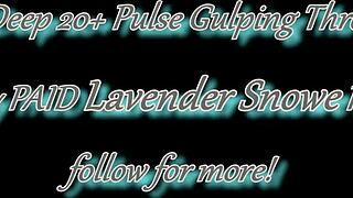 extreme goth bimbo chokes on cock for throat cum!