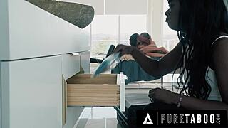 ana foxxx humiliated watching facial cum on august skye brutal ebony cuckold