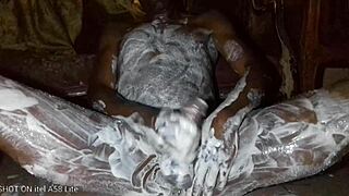 Nasty African Beast Jerks Monster Cock Freaky Solo Cam
