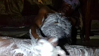 Nasty African Beast Jerks Monster Cock Freaky Solo Cam
