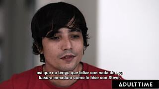 eliza ibarra bends over for rough doggystyle riding in wrong glasses accident