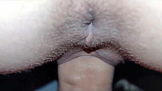 milf wife screams rough anal from muscular stud as hubby watches