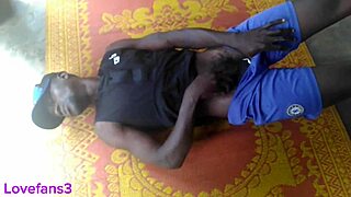 Big black cock enema play leads to messy interracial farting