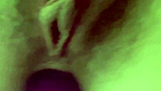 italian milf artemisia stretches anal with toys close up