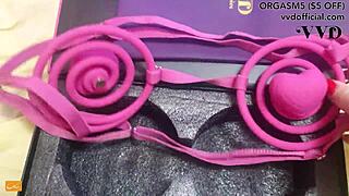 vvd bikini unboxing sparks first nipple tease to wild teen orgasm