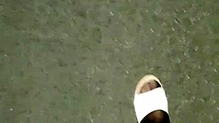 i expose my shemale legs outdoors and cum hard