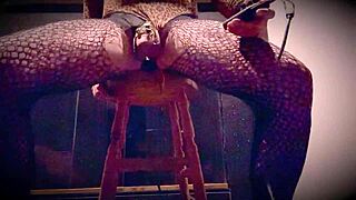 Jett hoover teases cock and ass with electro to juicy explosion