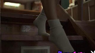 Wow, smoking hot ebony babe Brookliyn Wren unleashes her massive natural tits now!