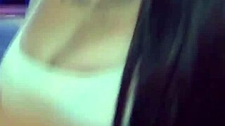 Bia fire's curvy latina body drains balls in quick backstage bangs