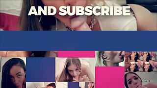 gorgeous busty brunette's sloppy deepthroat blowjob gets messy with balls 😍💦