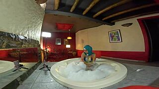 Pussy To Mouth Action In Steamy Jacuzzi With Mia Niqab