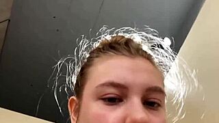 bbw teen shoves anal plug deep outdoors masturbating to explosive public cum