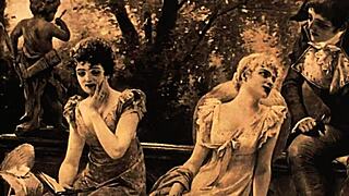 Vintage artwork showcases antique erotic scenes in detail