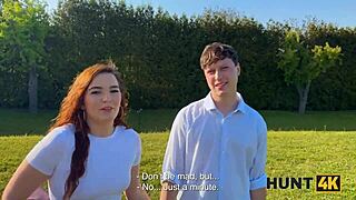 Cuck Watches Czech Girlfriend Ride Old Friend's Cock by Pond in Outdoor Pickup Fuck