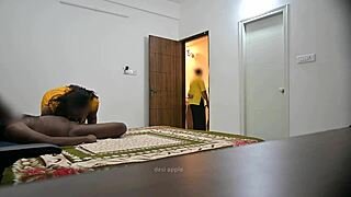 muslim maid jamila watches indian couple fuck missionary style hard