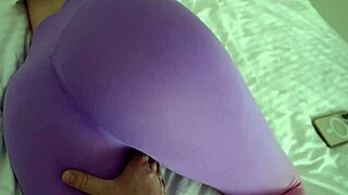 peeking at her solo fingering sparks a deep hard pounding