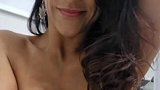 latina milf flashes wet pussy loving to squirt for you exhibitionists