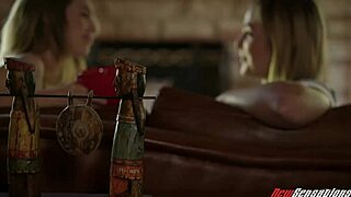 Blair and Lyra's Steamy Lesbian Kissing and Scissoring Frenzy Explodes!