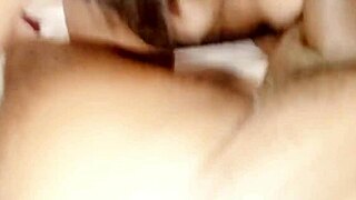 Mature chubby MILF deepthroats neighbor's thick cock eagerly