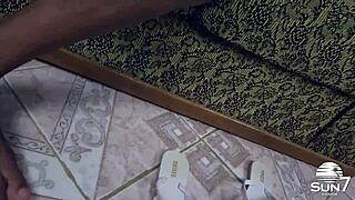 hey nina lins looks so hot riding those big black cocks in wild 3some action