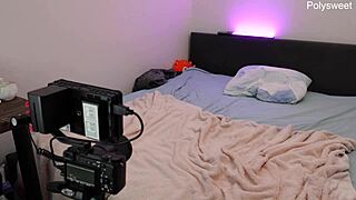 Beautiful milf backstage solo pussy masturbation session