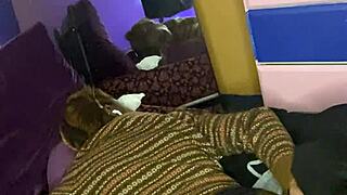 spanking the naughty bad girl's huge ass leads to solo ass worship play