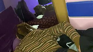 spanking the naughty bad girl's huge ass leads to solo ass worship play