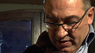 aroused blowjob for old man turns into voyeur masturbation thrill
