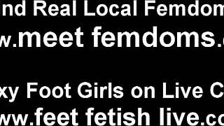 Our Dominant Femdom Feet Control Helpless Men Completely