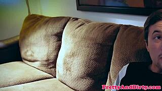 Ginger Girlfriend Bound and Cuckqueaned in Lingerie Taboo Tied-Up Fantasy Scandal