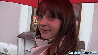 hey check this european babe's casting interview ending in jizz spray on ass