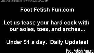 Our Dominant Femdom Feet Control Helpless Men Completely