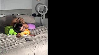 wanna see tiny skinny latina teen's tight pussy overflow with bwc cum?