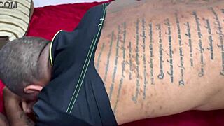 did this huge black bodybuilder wreck my big tattooed ass hard?