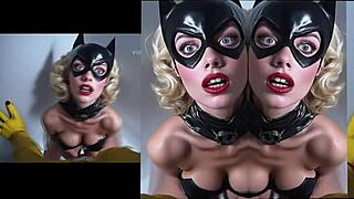 Intense Halloween costume cosplay wild fucking action