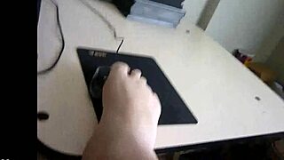 sexy feet tease keyboard and mouse fetish play