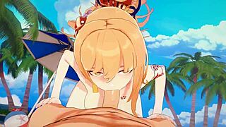 genshin impact hentai cumshot compilation challenge pt 1