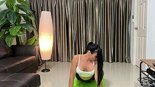 Horny Milf Yoga Session Turns into Every Position Cum Swallow Fuck!