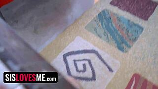 stepsister evelin stone crashes demi's sloppy blowjob turning into wild threesome cumshare frenzy