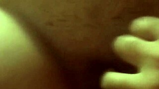 she masturbates her pussy in bathroom then takes deep face fucking blowjob