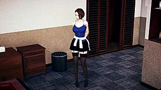 jill valentine cosplay begs for monster cock in her tight ass and tits